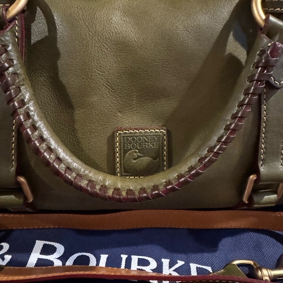 Dooney & Bourke Large Florentine Leather Satchel - Picture 2 of 12